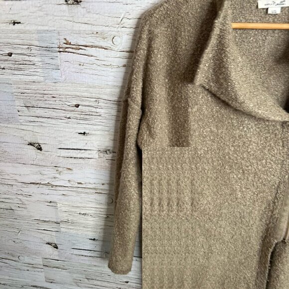 Simply noelle brown sweater zip up  size large - Picture 3 of 10